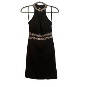 🌟 Windsor Mini Dress - Black/Gold 🌟